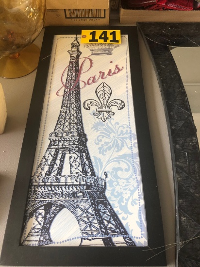 Framed Paris print  NO SHIPPING