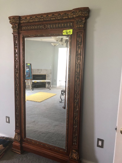 Large ornate framed mirror - NO SHIPPING NO SHIPPING