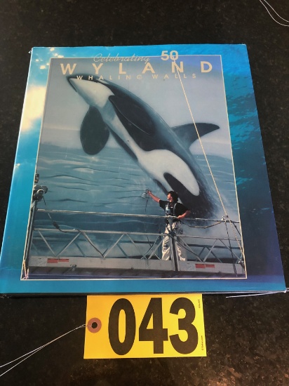 Wyland Whaling Walls Celebrating 50, artist signed book  - NO SHIPPING NO S