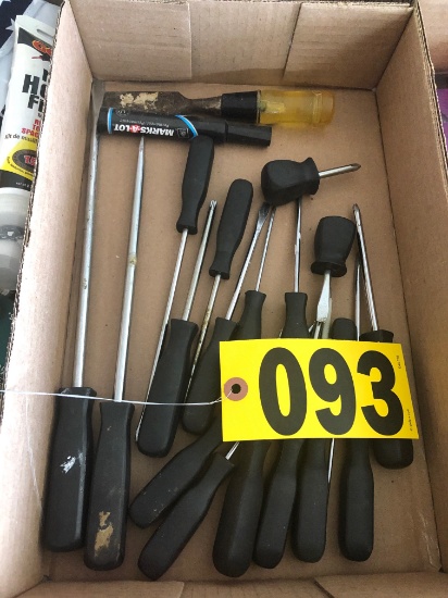 Assorted screw drivers  - NO SHIPPING NO SHIPPING