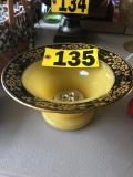 Glass decorative lighted bowl  NO SHIPPING