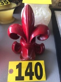 Wood fleur de lis decorative item  NO SHIPPING