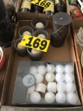 Assorted glassware & wood pitcher  NO SHIPPING