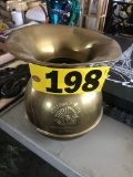 Copper Redskin Brand Chewing tobacco cut plug spittoon  NO SHIPPING