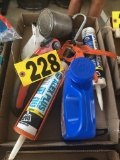 Caulking guns, grout sealer, & more  NO SHIPPING