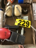 Headphone ear protectors, stapler  NO SHIPPING