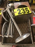 Metal bathroom accessories  NO SHIPPING