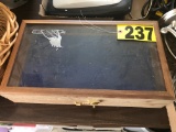 Wood flag box  NO SHIPPING