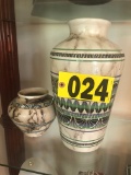 (2) Cameo vases  - NO SHIPPING NO SHIPPING