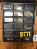 Hardware bin & contents  NO SHIPPING