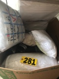 Box of pillows, bags, etc. NO SHIPPING