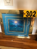 John Pitre signed framed painting NO SHIPPING