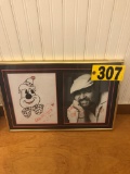 Dom DeLuise signed drawing  NO SHIPPING