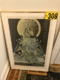 Lg. framed picture  NO SHIPPING
