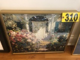 Water color on canvas, unmarked  NO SHIPPING