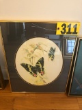 Betty McSIntire 1986 framed watercolor  NO SHIPPING