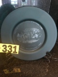Treaty of Greenville commemorative plate & holder  NO SHIPPING