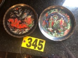 (2) Bradford Exchange Russian Fairy Comm. Plates  NO SHIPPING