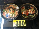(2) Bradford Exchange Russian Fairy Comm. Plates  NO SHIPPING