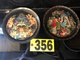 (2) Bradford Exchange Russian Fairy Comm. Plates  NO SHIPPING