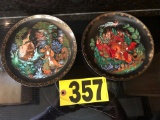 (2) Bradford Exchange Russian Fairy Comm. Plates  NO SHIPPING
