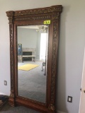 Large ornate framed mirror - NO SHIPPING NO SHIPPING