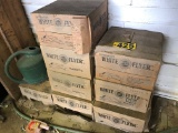 ( ) Boxes of White Flyer clay targets  NO SHIPPING