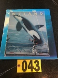 Wyland Whaling Walls Celebrating 50, artist signed book  - NO SHIPPING NO S