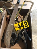 Hack saws & clamps  NO SHIPPING
