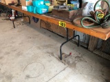 8 ft Wooden folding table  NO SHIPPING