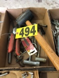 Hand tools, vice grips, & rubber mallot  NO SHIPPING