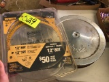 Filter & Dewalt saw blades 12