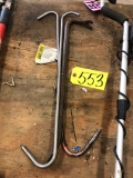 Assorted crow bars  NO SHIPPING