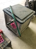 Garden hose & reel box  NO SHIPPING