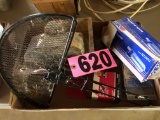 Car parts, sanding belts, tractor light  NO SHIPPING