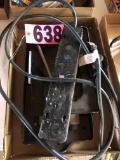 Metal brackets & ext. cord  NO SHIPPING