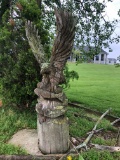 Wooden carved eagle  NO SHIPPING