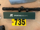 Tasco Rifle Scope & NC Star 4x20 Scope w/box Shipping available at buyer's