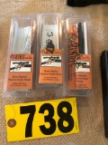 (3) Henry Big Boy Reciever Scope Mounts Shipping available at buyer's expen