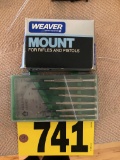 Weaver Rifle & Pistol Mount & Screw driver set Shipping available at buyer'