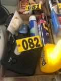 Oils, radio, spider killer  - NO SHIPPING NO SHIPPING