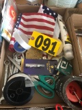 Wrenches, flags, fishing wire  - NO SHIPPING NO SHIPPING