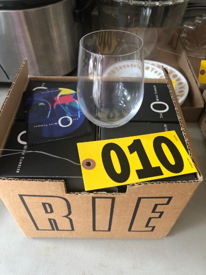 Set Del Rie wine tumblers  - NO SHIPPING