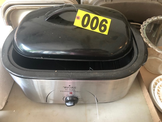 Rival 22 qt. roaster oven  - NO SHIPPING