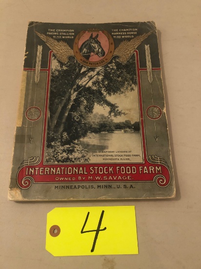 Original International Stock Foods Co./MW Savage w/ Dan Patch cover & Royal