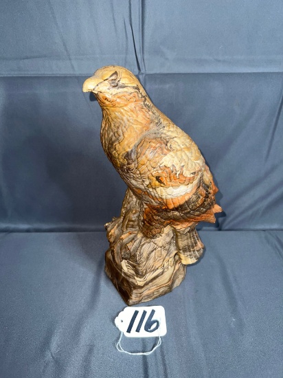 12in. Eagle or Red Tail hawk solid flint colored figure