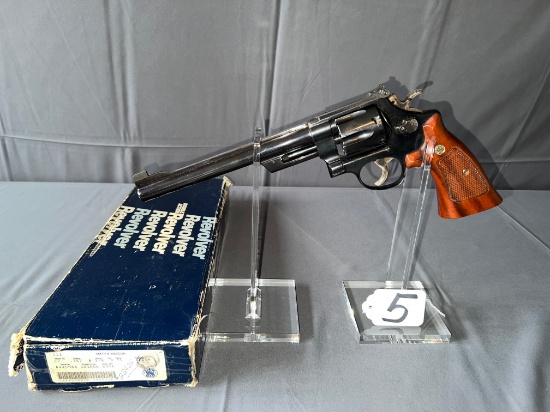 S&W .357 Magnum revolver, double action model 27-3 with 8" barrel SN: AVA59