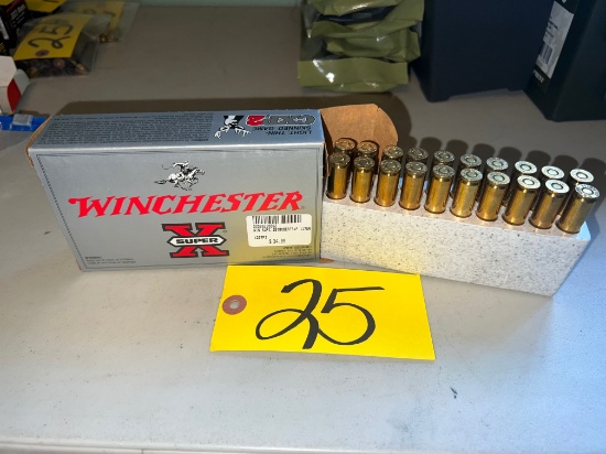 Winchester full box/20 rds, 257 Roberts + P Ammo