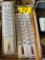 Outdoor thermometers, back scratcher
