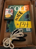 Golf magazines & cassette tapes